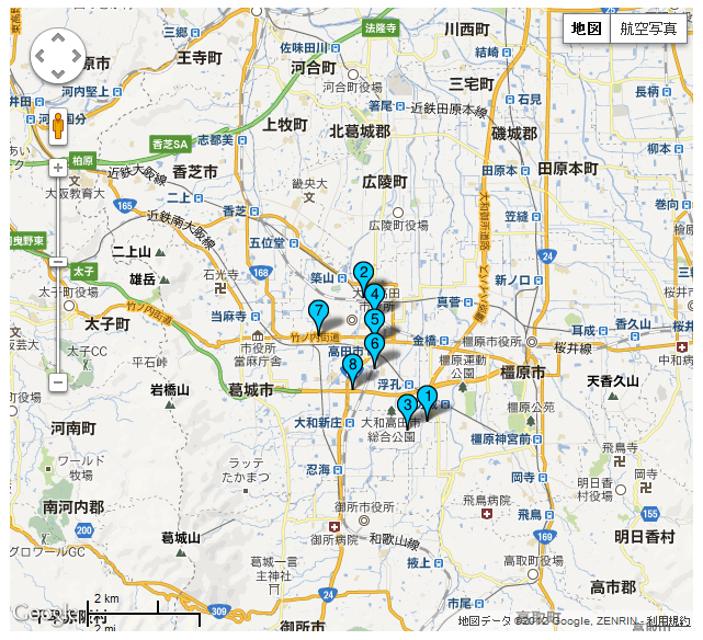 検索用マップ